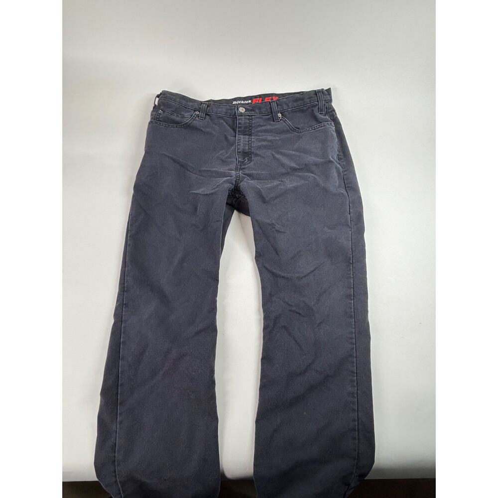 Dickies Work Pants Men’s 36x30 Black Canvas Work Dungaree Carpenter Regular Fit